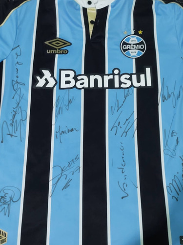 Camisa Umbro Grêmio Oficial Masculina Autografada