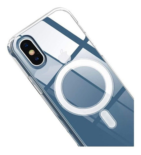 Estuche Forro Transparente Magsafe Compatible iPhone XS Max