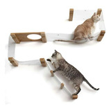 Conjunto De Muebles Para Gatos En Pared - Juego Y Descanso