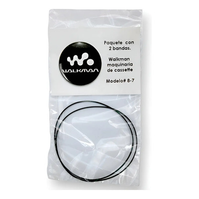 Paquete 2 Bandas De Repuesto Para Walkman Sony Cassette | MercadoLibre