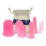 Kit De Massagem De Silicone Ventosaterapia Cupping Ventosa 7