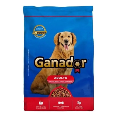 Alimento Ganador para perro adulto de raza mediana y grande en bolsa de 25kg | Envío gratis