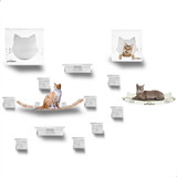 Kit Playground Para Gatos Mdf Premium Resistente Toca Gato