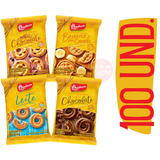 100un Biscoitos Sortidos Bauducco Sache 11,5g