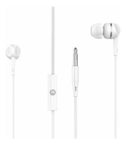 Auriculares Motorola Wired 105 Motobuds White