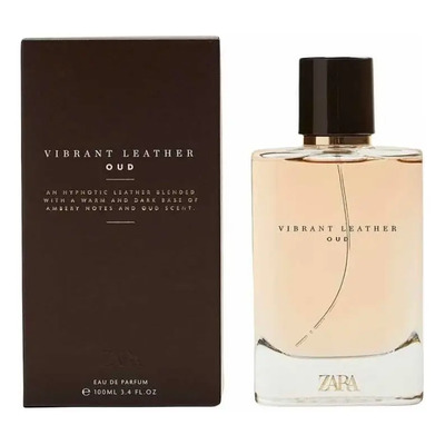 Perfume Amaderado Zara Vibrant Leather Oud 100ml Hombre | Envío gratis