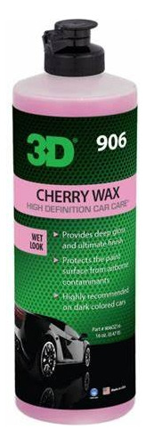 Cherry Wax 3d Cera Liquida Efecto Mojado Brillo 470ml Crema