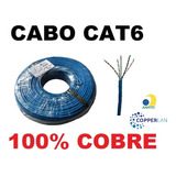 Cabo De Rede Lan 20m Cat6 100% Cobre Giga Homologado 