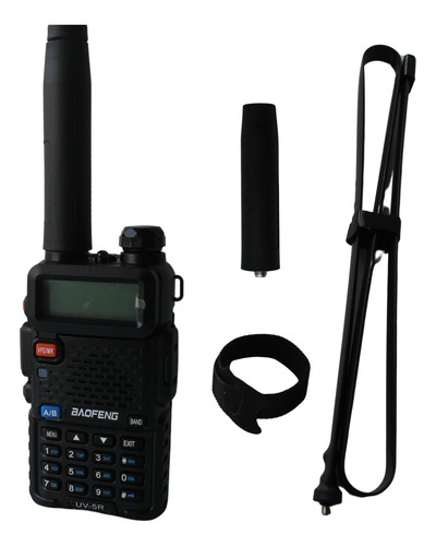 Rádio Comunicador Baofeng Uv5r Uhf/vhf Antena Dobravel 