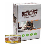 Alimento Humedo Homemade Delights Gato Adulto Pavo Pack X 18