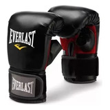 Luva Bate Saco Mma Preta Everlast  G