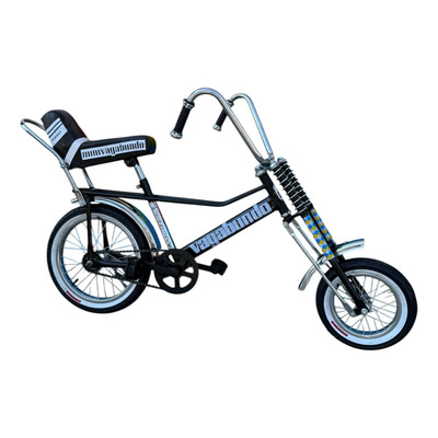 Bicicleta Mini Vagabundo Negra R16-12 Llantas Cara Blanca | Meses sin interés