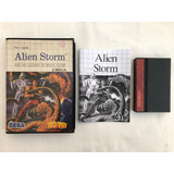 Master System : Alien Storm Tectoy Com Caixa E Manual Repro