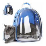 Mochila Bolso Porta Mascotas Gato Transparente Visión 