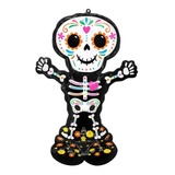 Globo Calavera Dulce Catrina Huesos Esqueleto 132cm Airloonz