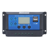 Controlador De Carga Solar 20a Lcd Identificación Automática