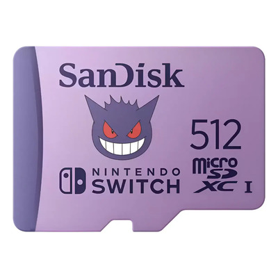 Memoria Sandisk Micro Sd 512gb Pokémon Nintendo Switch | Envío gratis