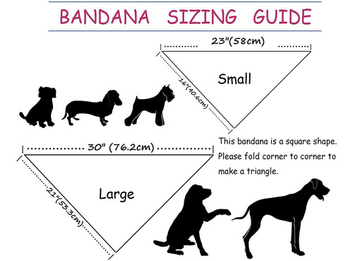 Aring Pet Bandana De Perro De Algodón Bandanas De Perro Triá