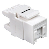 Condunet Jack Categoría 5e Rj-45 Con Cubre Polvo Blanco /v