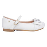 Pampili Sapato Angel Strass Laco Branco