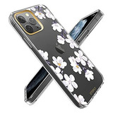 Funda Para iPhone 11 Pro Max Diseño Floral Transparente