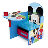 Silla Escritorio Con Cajón Para Niños, Disney Mickey Mouse