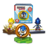 Sonic The Hedgehog Craftables, Colecciona Los 4 Modelos
