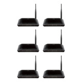 Kit 6 Roteador Wifi 150mbps Dir-610 Com Antena 5dbi D-link