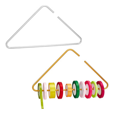 2 Piezas Perchas De Aluminio Triángulo Para Ropa En 2 Colore