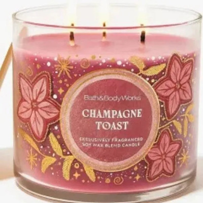 Bath And Body Works Vela Aromatica Champagne Toast Lila Champagne Toast Bubbly Champagne | Envío gratis