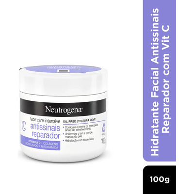 Hidratante Facial Antissinais Reparador Neutrogena Face Care Intensive, 100g | MercadoLivre