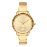 Relógio Orient Feminino Dourado Dgss0121 C1kx