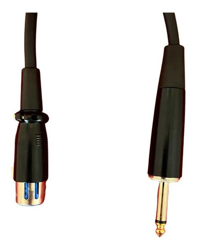 Cable Xlr Hembra A Plug 6,3mm Mono 10 Metros