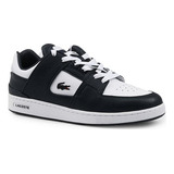 Tenis Lacoste Court Cage Negro Blanco B