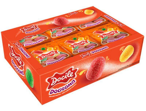 Mini Goma Docigoma Frutas 25x18g - Docile