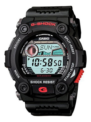 Reloj G-shock  G-7900-1d Digital Con Gráfico Hombre Original Color De La Correa Negro Color Del Fondo Gris