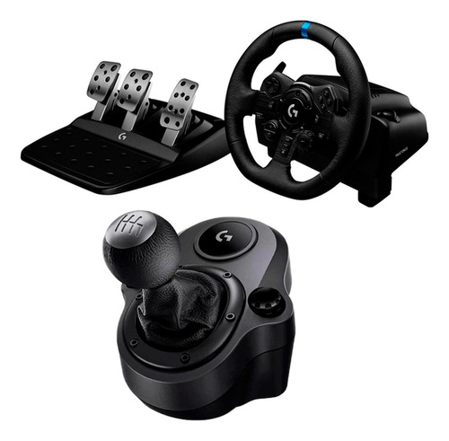 Kit Volante Logitech G923 Trueforce Palanca Pedales Ps4 Ps5