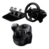 Kit Volante Logitech G923 Trueforce Palanca Pedales Ps4 Ps5