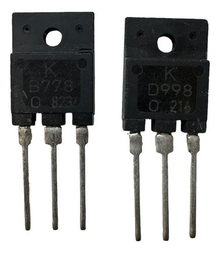 Pack Transistor De Audio B778 + D998 2sb778 2sd998 / To-3pf