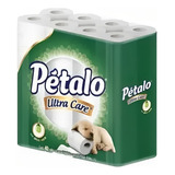 Papel De Baño Pétalo Ultra Care Con 40 Rollos Aloe Vera