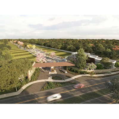 Lote En Venta En Residencial Entretat Al Norte De Merida.