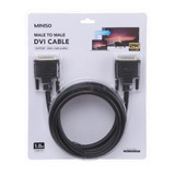 Cable Dvi Negro 1.8m Miniso