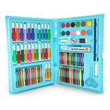 Set De Arte Niños Maleta 86 Piezas Crayón Plumones Y Colores