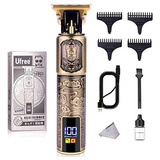 Ufree Recortadora De Pelo De Barba Para Hombres, Kit De Cor. Color Bronce