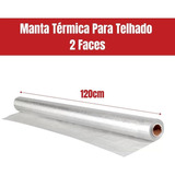 Manta Térmica Para Telhado Dupla Face 50m² Impermeável