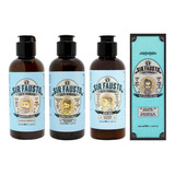 Sir Fausto Shampoo Barba Cabello + After Shave + Oleo Travel