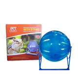 Esfera Acrilica Hamster Adult 18 Cm Con Pedestal Pethome