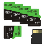 Kit De 5 Tarjeta De Memoria, Kexin De 64 Gb 5 Piezas Sd Card