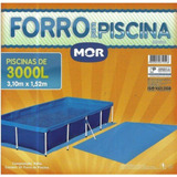 Forro Para Piscina De 3.000 Litros Em Pvc Mor 3.10 X 1.52 M