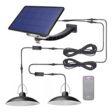 Lamparas Led Solar Colgante C/ Control Y Panel 